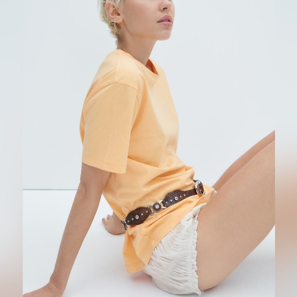 ZARA BASIC COTTON T-SHIRT - Picture 2 of 6